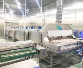 Đường hầm đông lạnh nhanh bằng nitơ lỏng